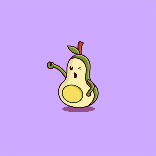 schattig fruit vector karakter kind