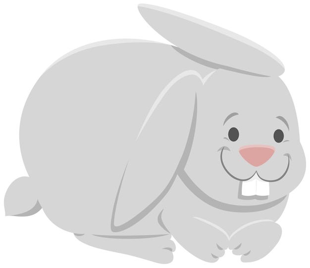 Schattig konijn of konijn cartoon dier karakter