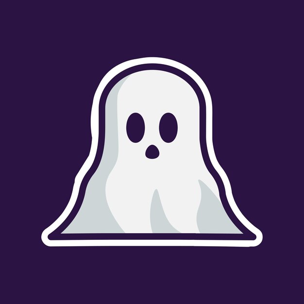 Schattig spook - Halloween vectorillustratie