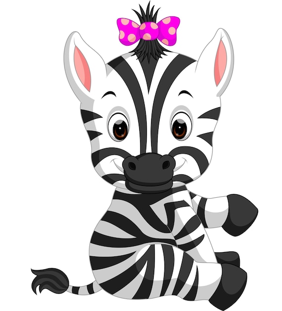 Schattig zebra cartoon