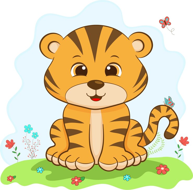 Schattige baby tijger