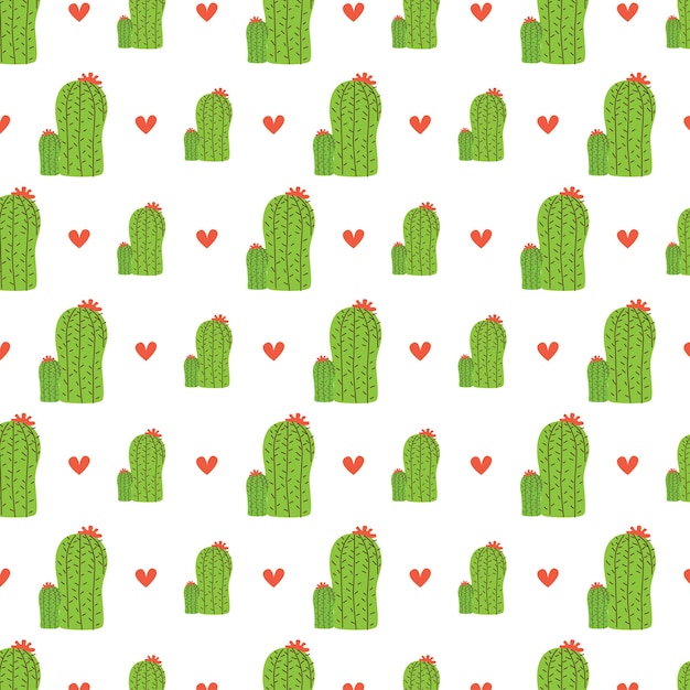 schattige boom cactus patroon