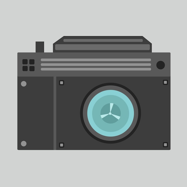 Vector schattige camera illustratie