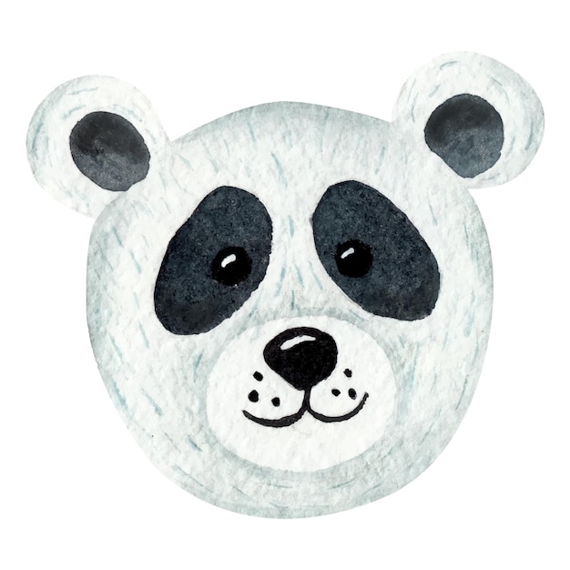 Schattige panda aquarel element