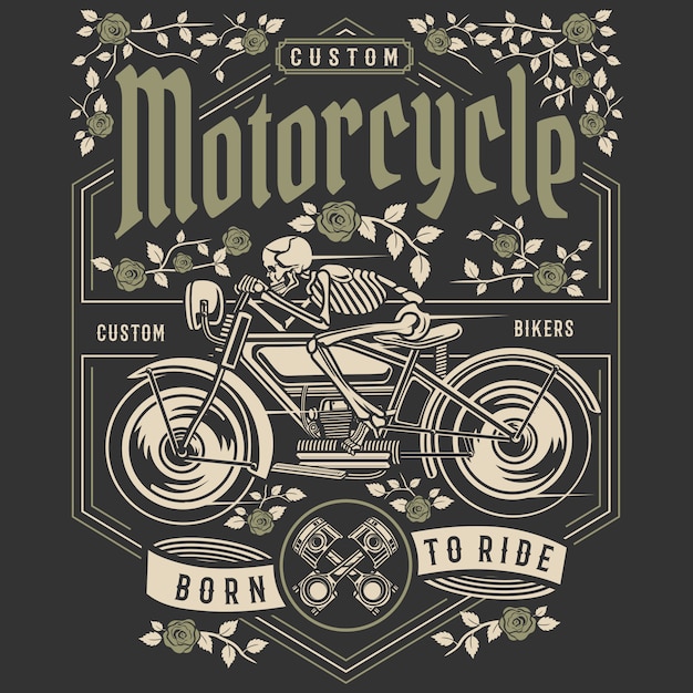 Schedel motorfiets