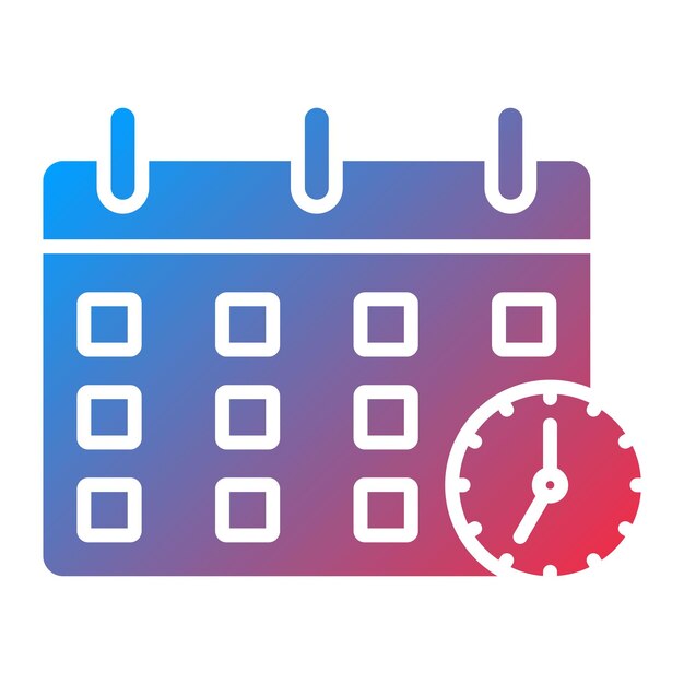 Schedule Dag icoon vector afbeelding Kan worden gebruikt voor Work from Home