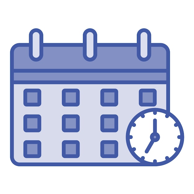 Векторное изображение значка дня расписания может быть использовано для работы из дома