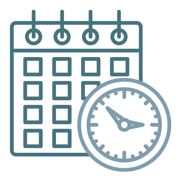 Schedule Flat Illustration