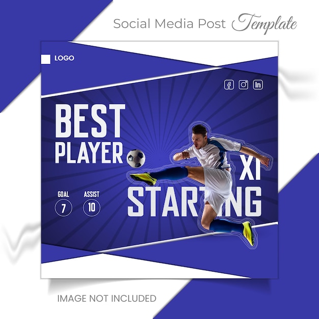 schedule of football matches for social media posts