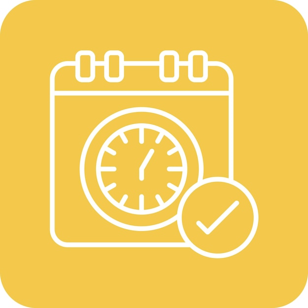 Schedule-icon vector afbeelding Kan worden gebruikt voor Productiviteit