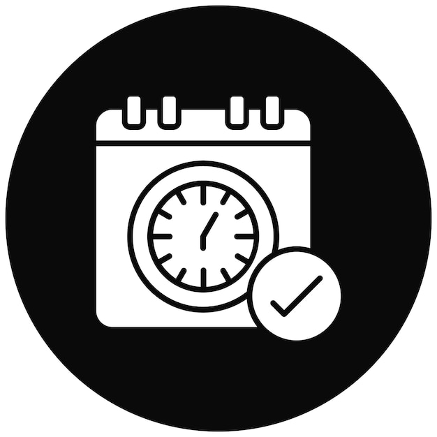 Schedule-icon vector afbeelding Kan worden gebruikt voor Productiviteit