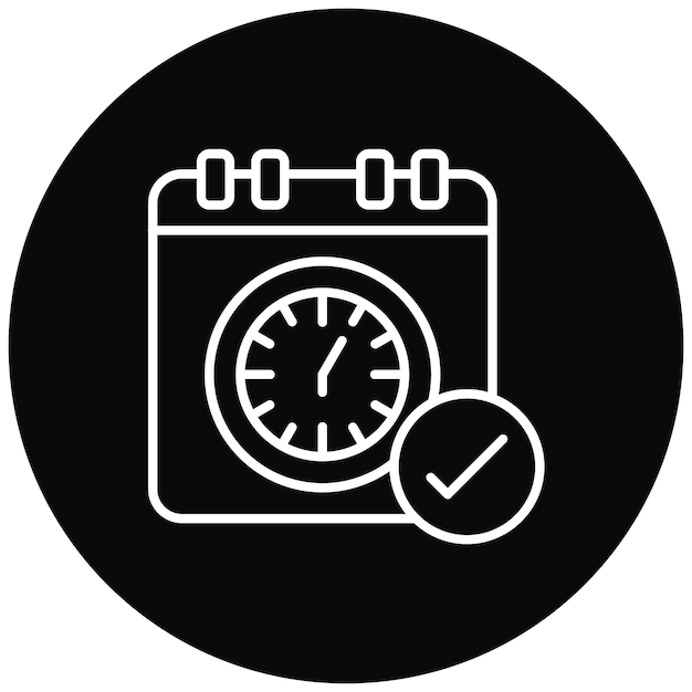 Schedule-icon vector afbeelding Kan worden gebruikt voor Productiviteit