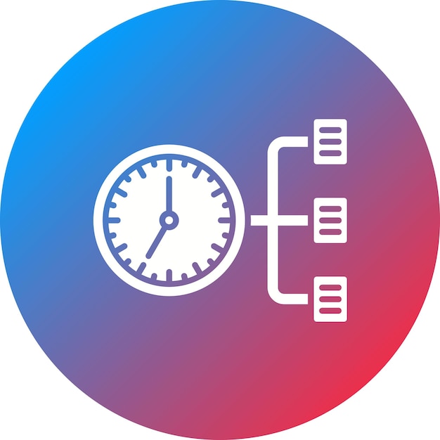 Schedule icon vector image Can be used for Project Management