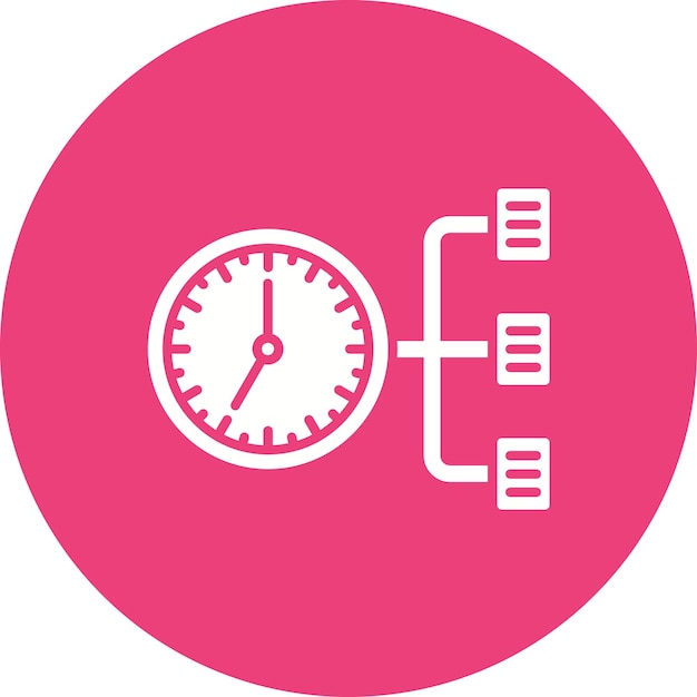 Schedule icon vector image Can be used for Project Management