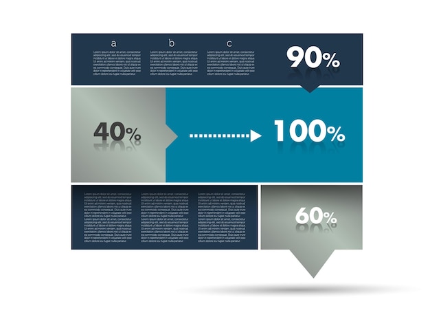 Schedule tab banner Minimalistic vector design infographic