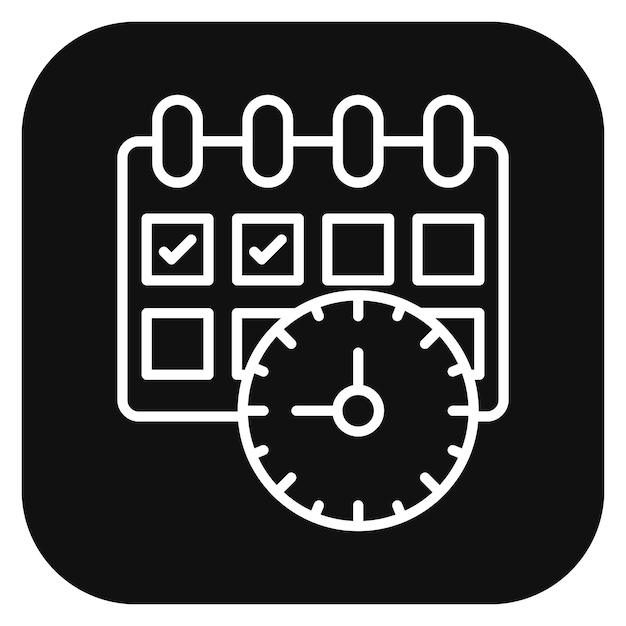 Vector schedule vector illustration