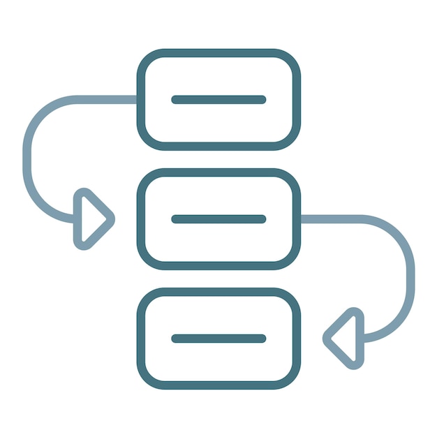 Scheduling system duotone illustration