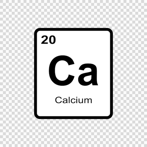 Scheikundig element calcium vector illustratie