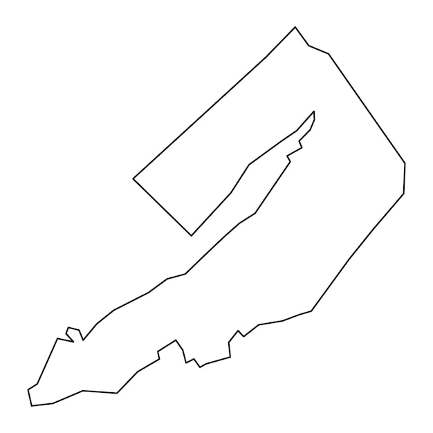 Vector schellenberg municipality map administrative division of liechtenstein vector illustration