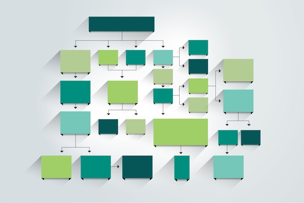 Schema Gekleurde schaduwen