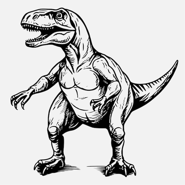 Schets van de Tyrannosaurus