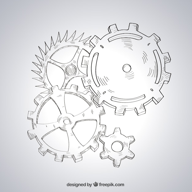 Schetsmatig mechanisme