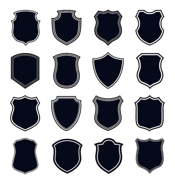 Schild icons set