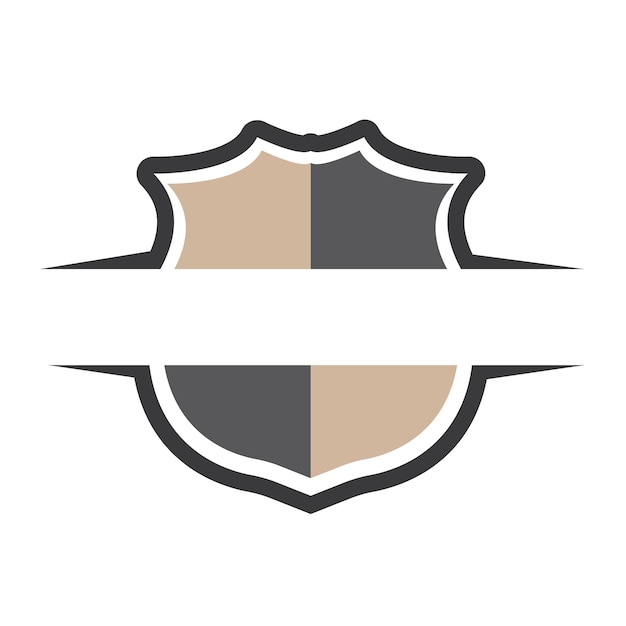 Schild logo ontwerp vectorschild embleem logo sjabloonlogosymbool iconvector