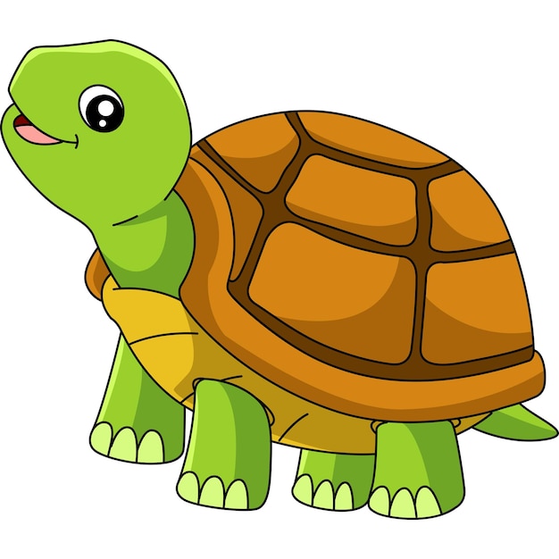 Vector schildpad cartoon clipart vectorillustratie