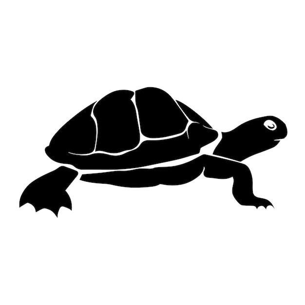 schildpad silhouet illustratie