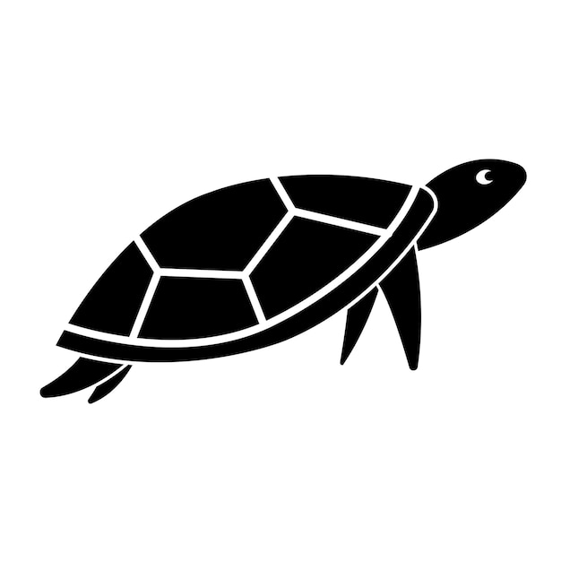 Schildpadden pictogram logo vector ontwerpsjabloon