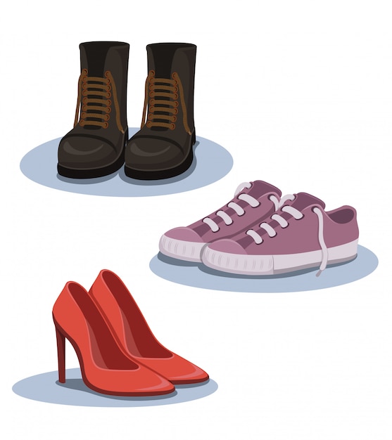 Vector schoenen illustratie