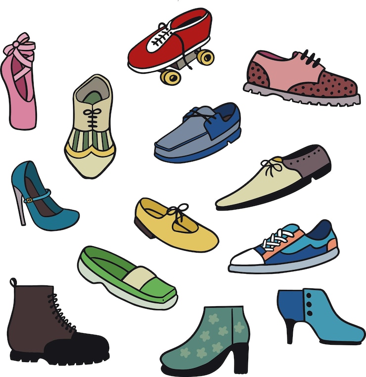 Vector schoenen illustratie