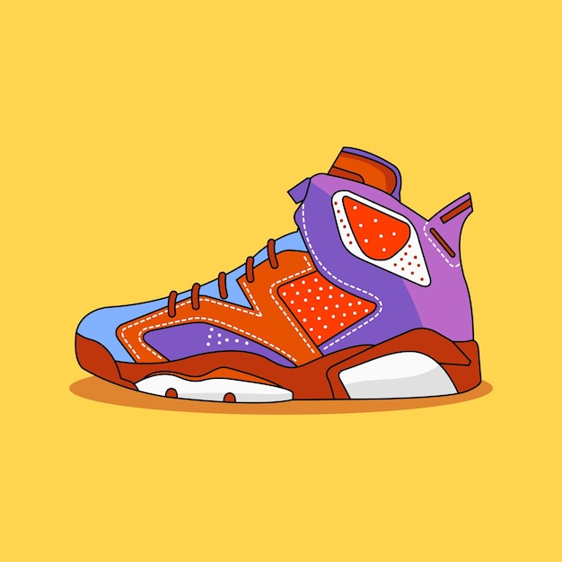 schoenen kleurrijke vectorillustratie