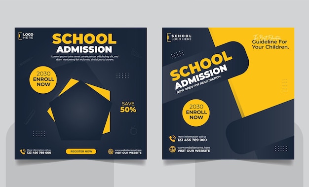 school admission enrollment promotion advertisement