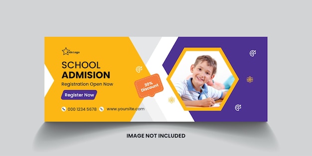 School Admission Facebook Cover