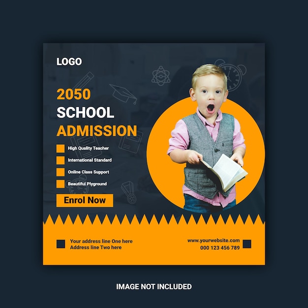 School admission post design