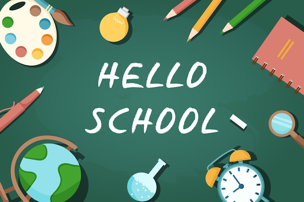 Vector school background