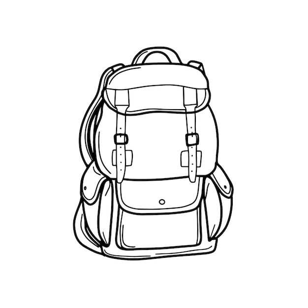 Backpack Sketch Images – Browse 27,267 Stock Photos, Vectors, and Video