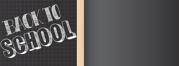 Vector school banner