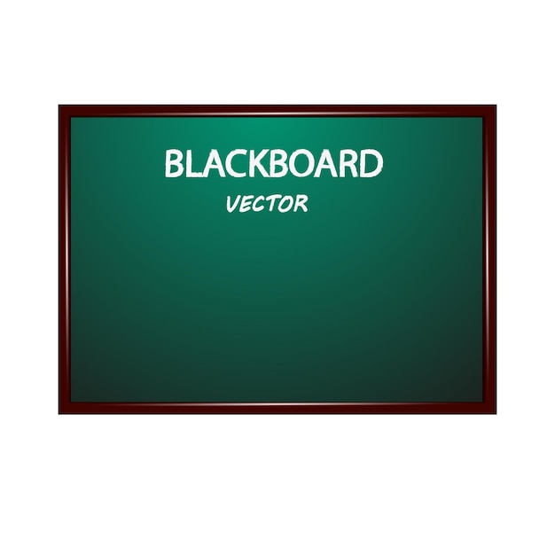 Vector school board on a white background