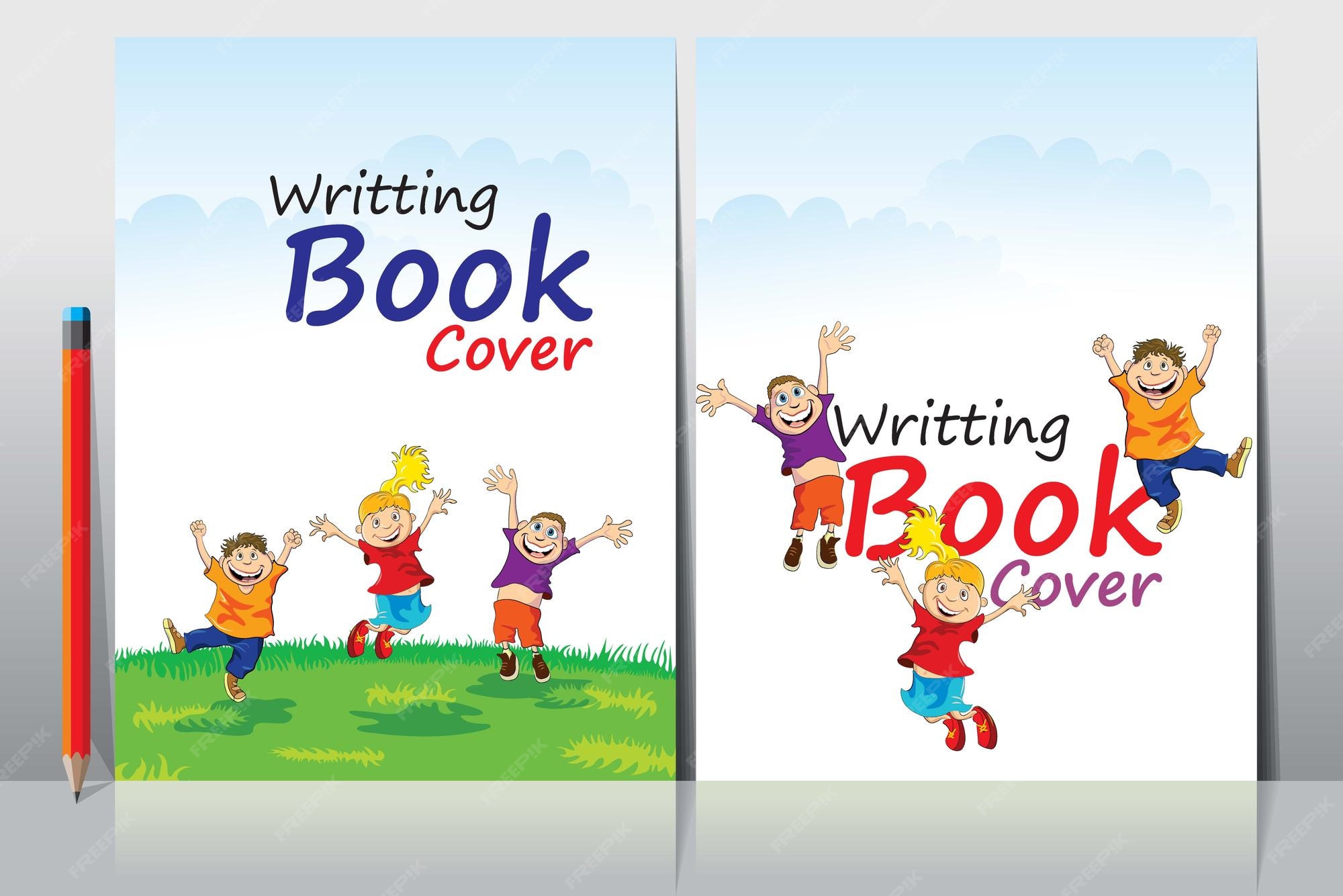 premium-vector-school-book-cover-template-with-kids-cartoon