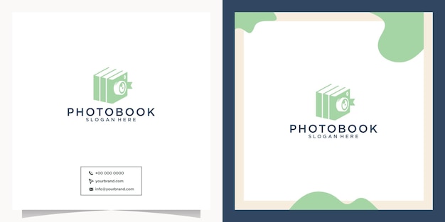 School book photo logo design