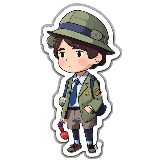 School Boy sticker 6