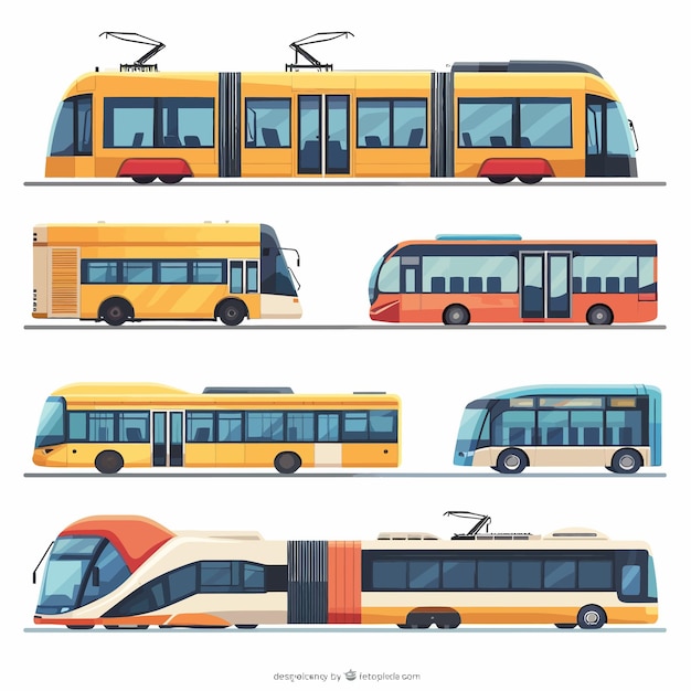 Vector school bus icon and vector