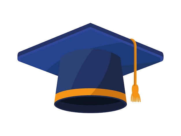 school education graduation icon isolated