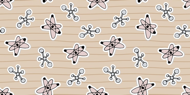 Vector school education study seamless pattern to study subjects for school lessons to study icons
