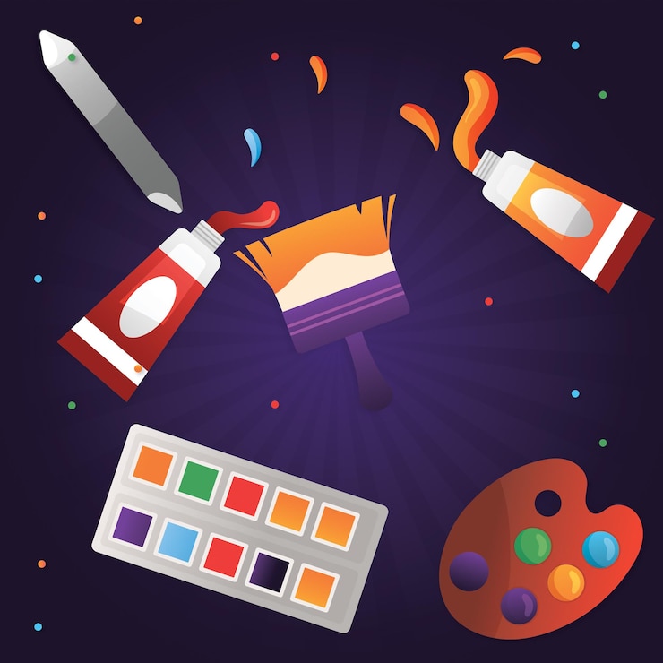 Vector school elements vector illustration