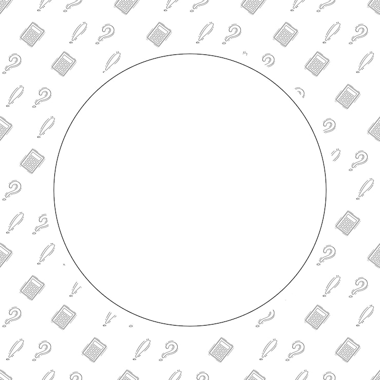 Vector school frame doodle education circle frame hand drawn school and education frame background