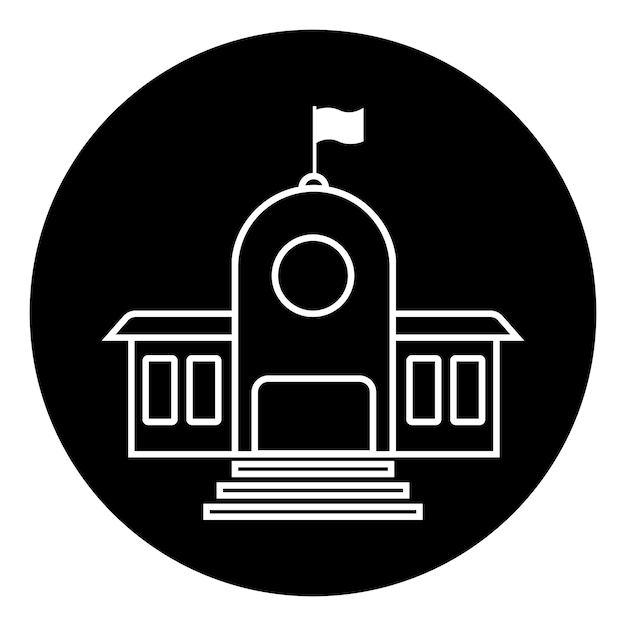 School icon vector